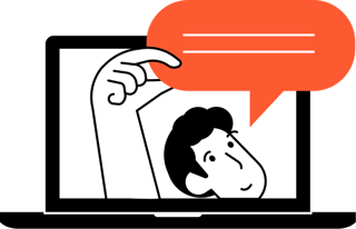 FAQ red graphic